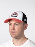 Бейсболка VON DUTCH арт. VD/2/CB/TIO  (персиковый / белый)